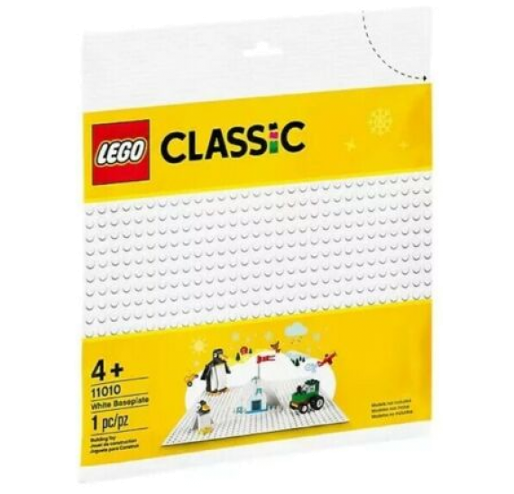 LEGO Classic 11010 Bílá podložka na stavění