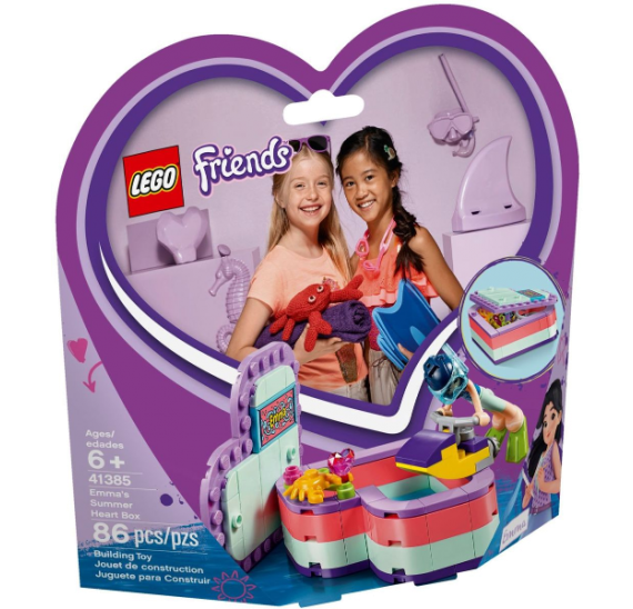 LEGO Friends 41385 Emma a letní krabička ve tvaru srdce