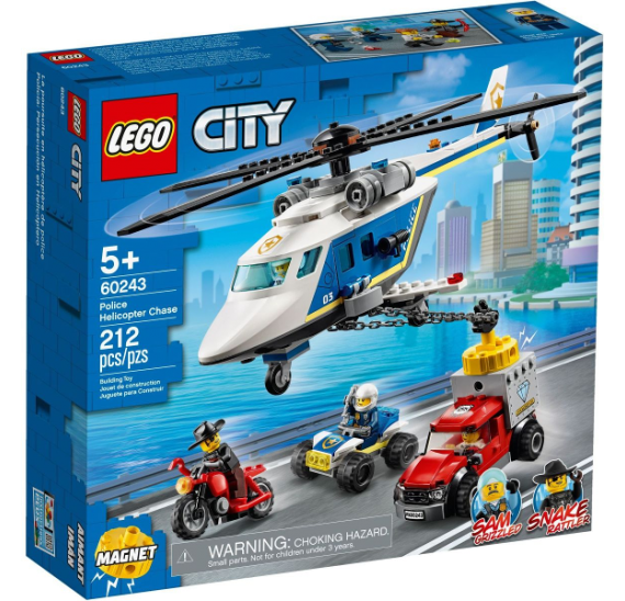 LEGO CITY 60243 Pronásledování s policejní helikoptérou