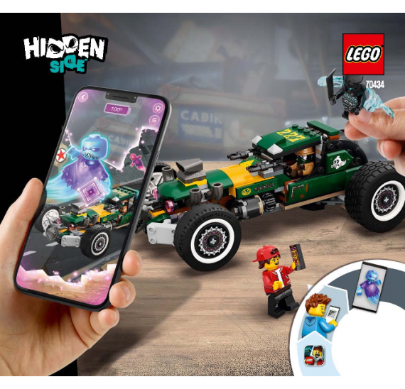 LEGO Hidden Side 70434 Nadpřirozené závodní auto