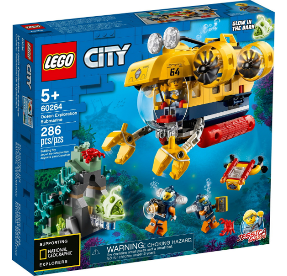 LEGO City 60264 Oceánská průzkumná ponorka