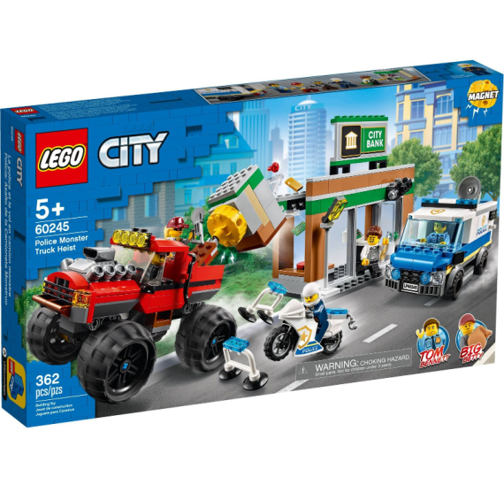 LEGO City 60245 Loupež s monster truckem