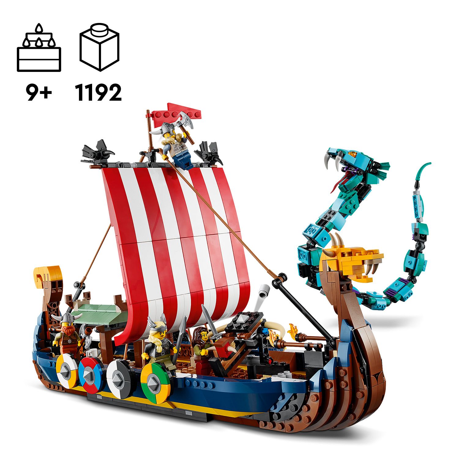 Příběhy s vikingy LEGO® na moři i na souši