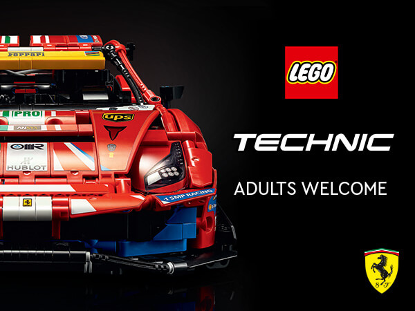 Staňte se hrdým majitelem LEGO® verze závodního vozu Ferrari