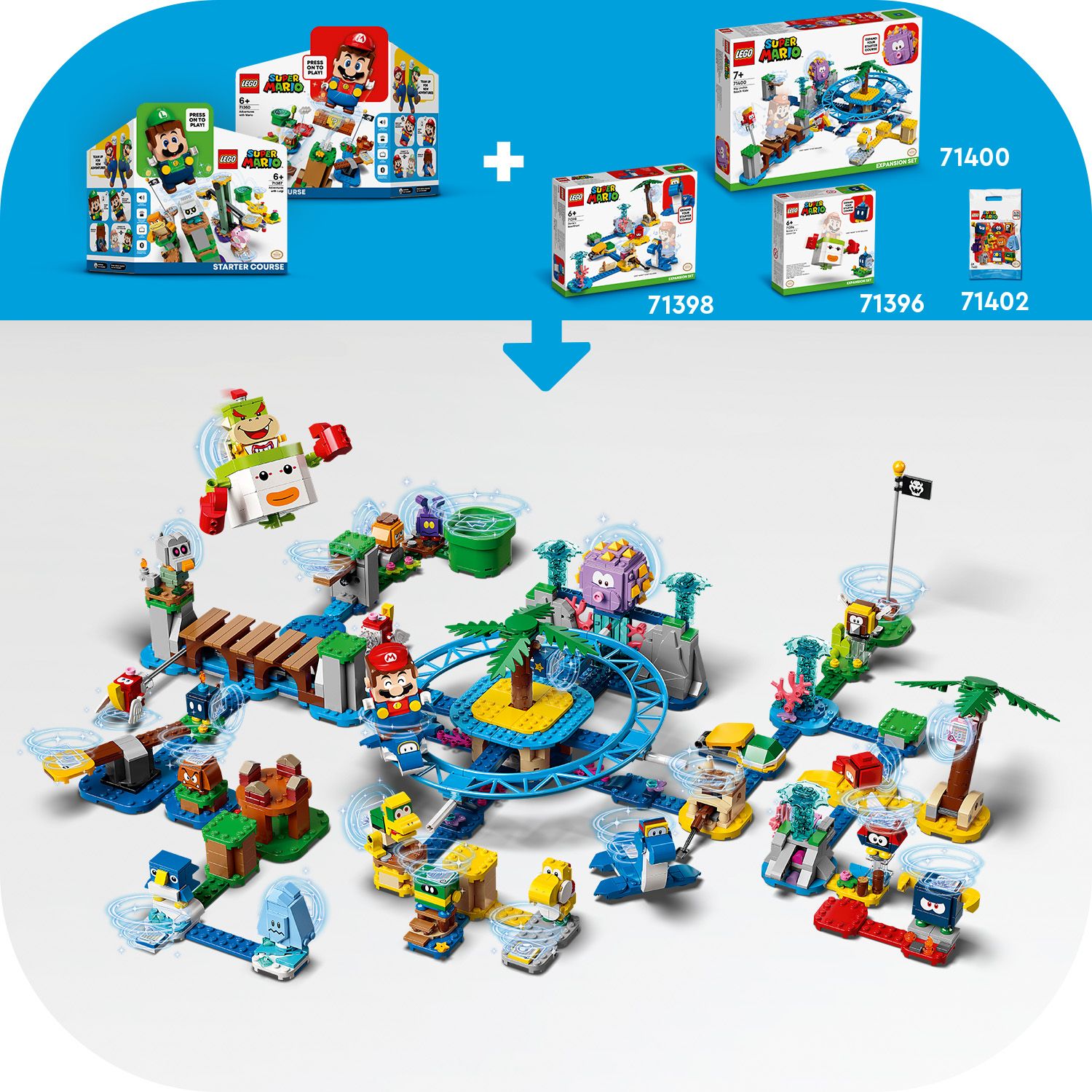 Kombinujte s dalšími sety LEGO® Super Mario™