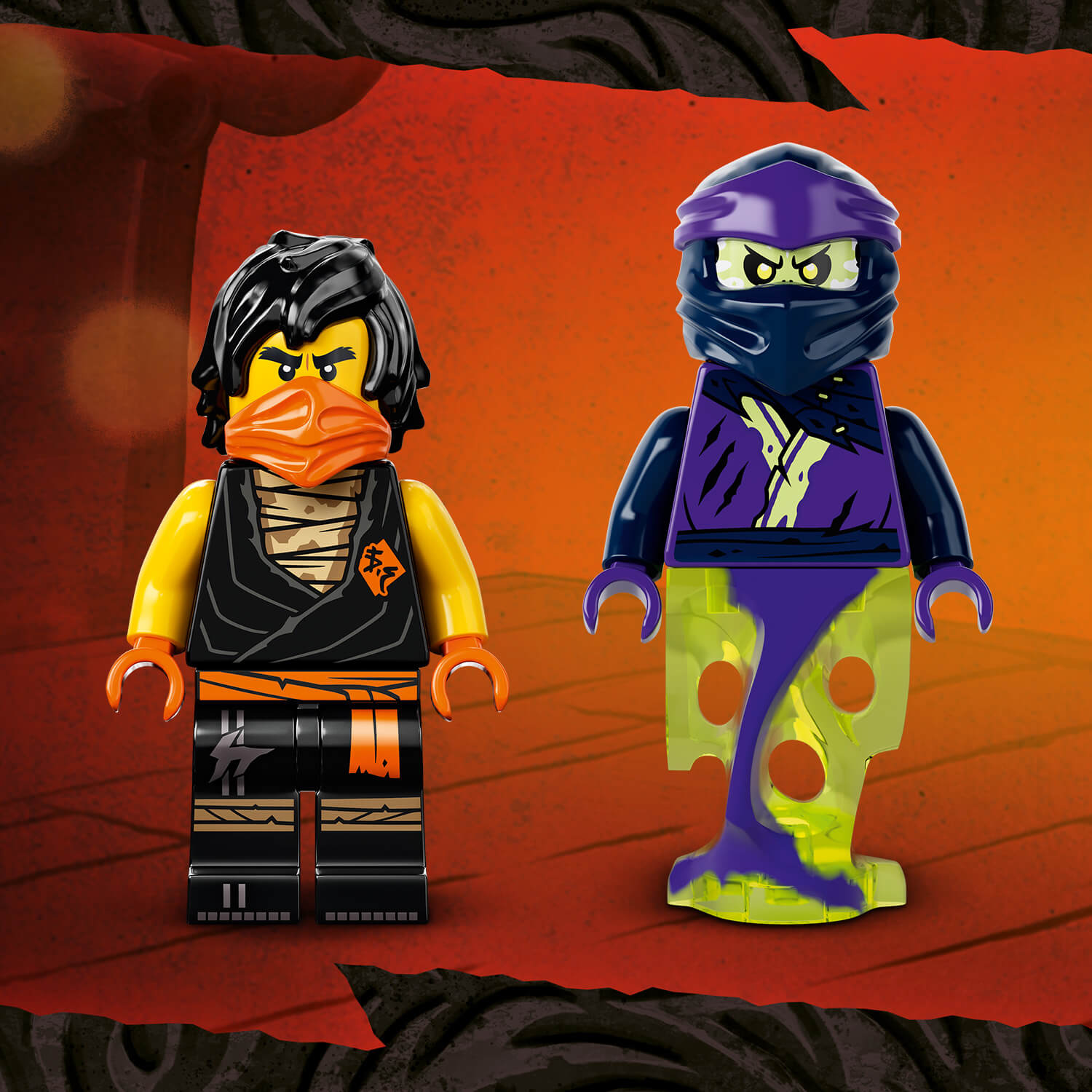 Součástí sady jsou 2 minifigurky LEGO® NINJAGO®