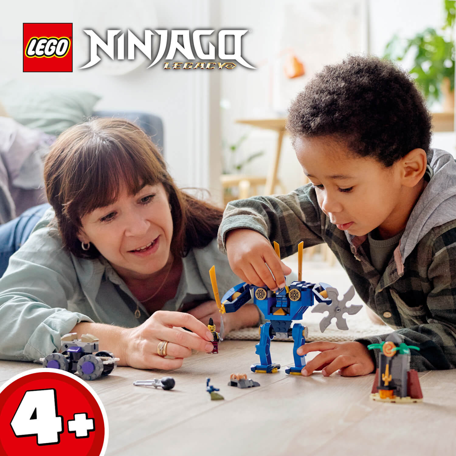 NINJAGO® stavebnice s robotem a vozidlem