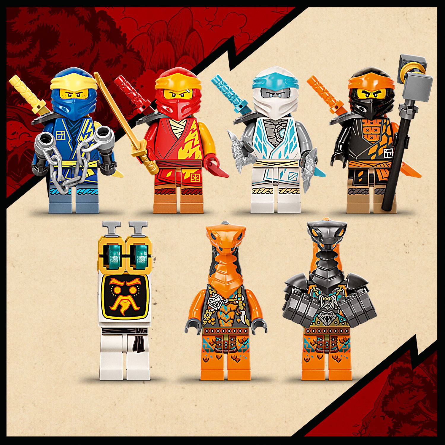 Součástí je 7 minifigurek